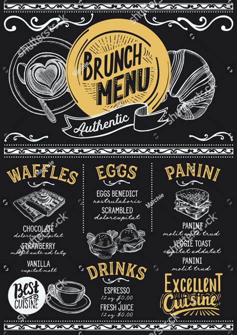 Brunch Menu Template